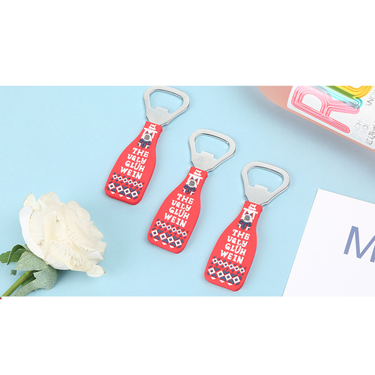 Custom pvc cartoon bottle opener 5