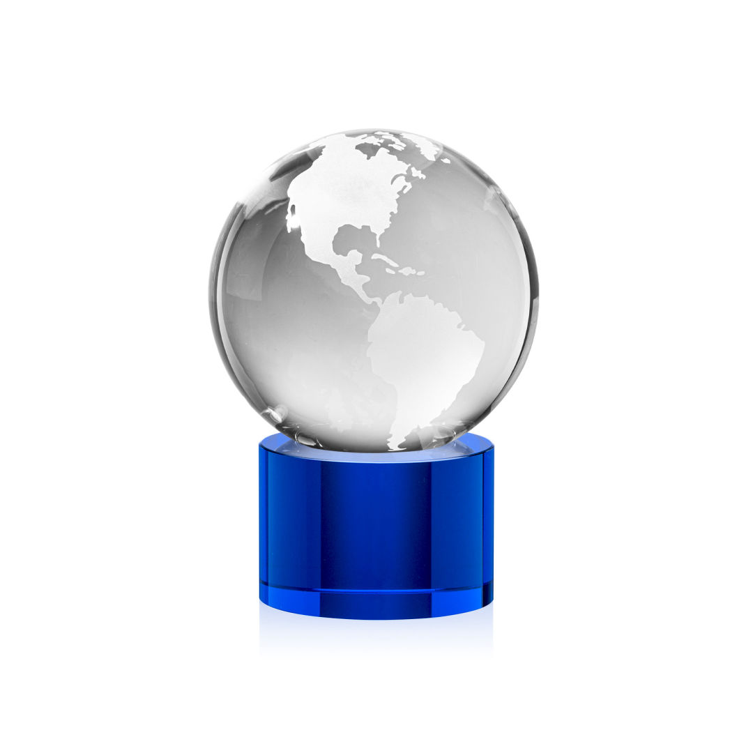 Globe Award on Marvel Base - Blue 7