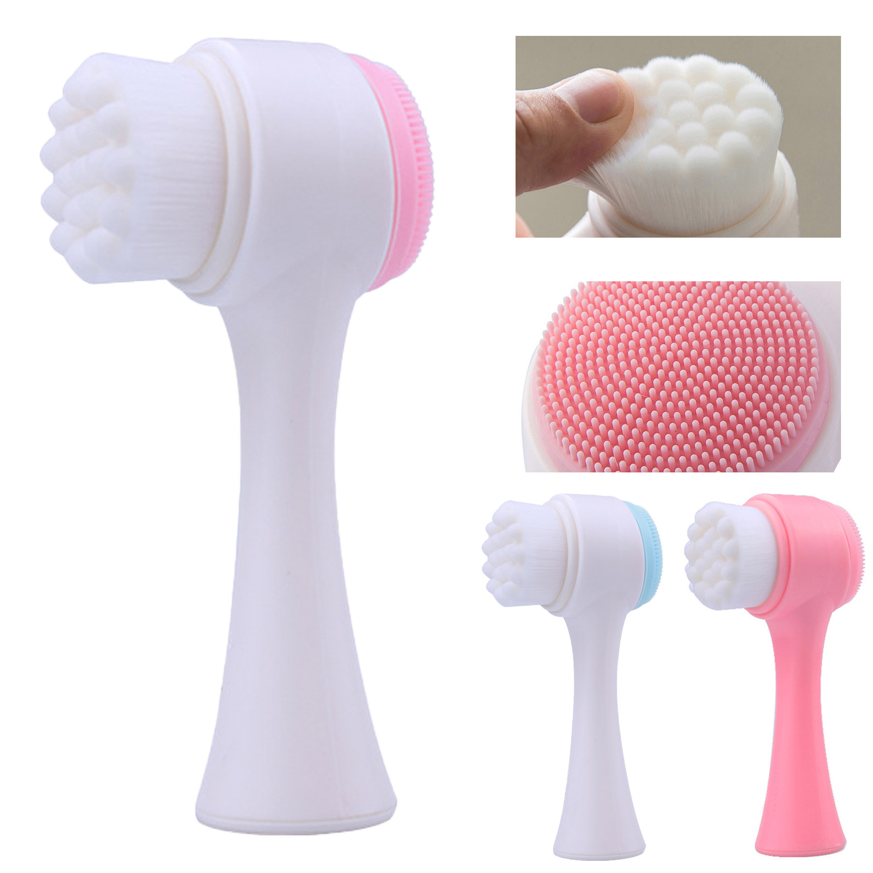 2 In 1 Manual Facial Cleansing Brush 1