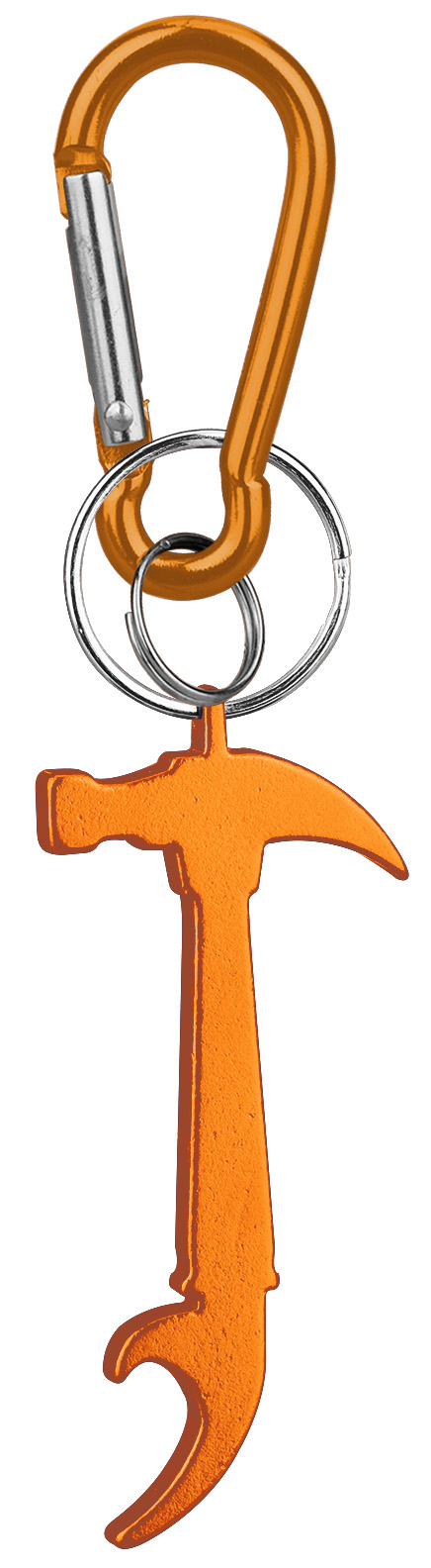 Hammer Shaped Bottle Opener Key Holder and Carabiner 4