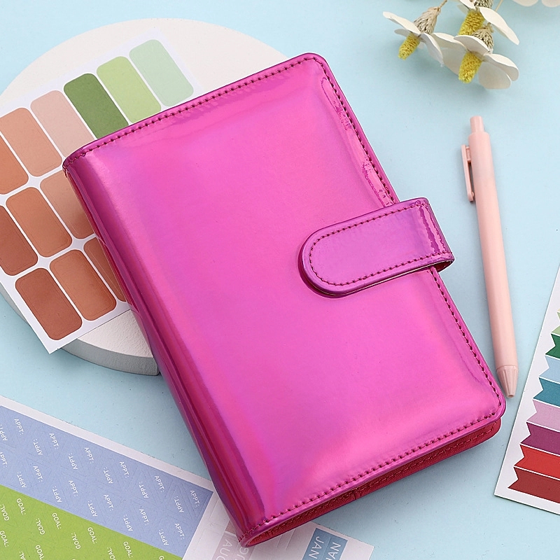 PU Leather A6 Budget Planner Binder Notebook 7
