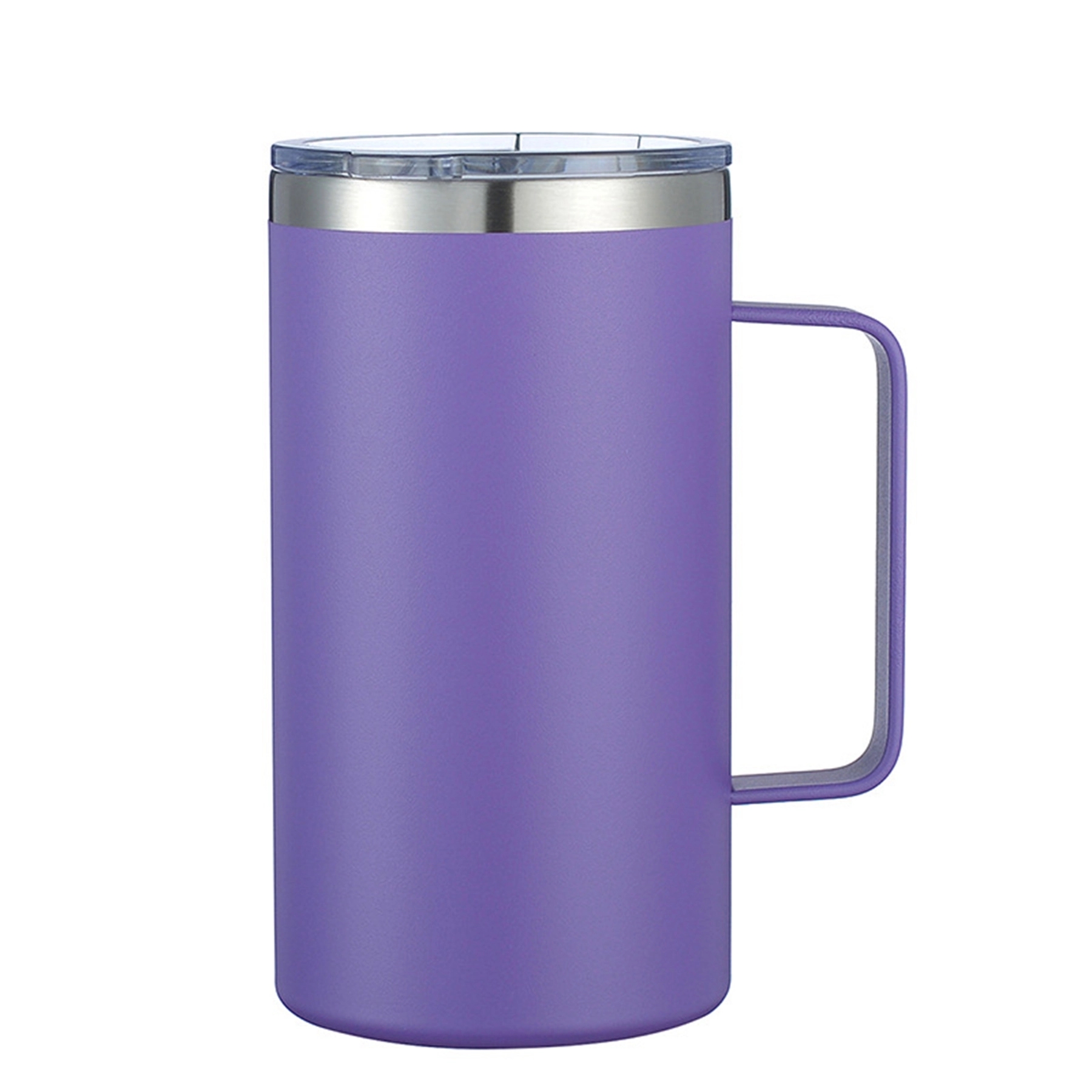 24 Oz Stainless Steel Vacuum Coffee Mug with Handle 9