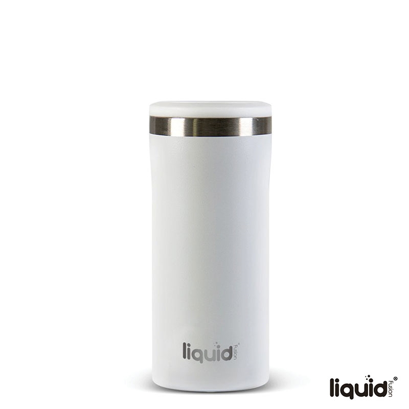 Liquid Fusion® 12 oz. Double Wall, Stainless Steel Skinny Can Cooler 4
