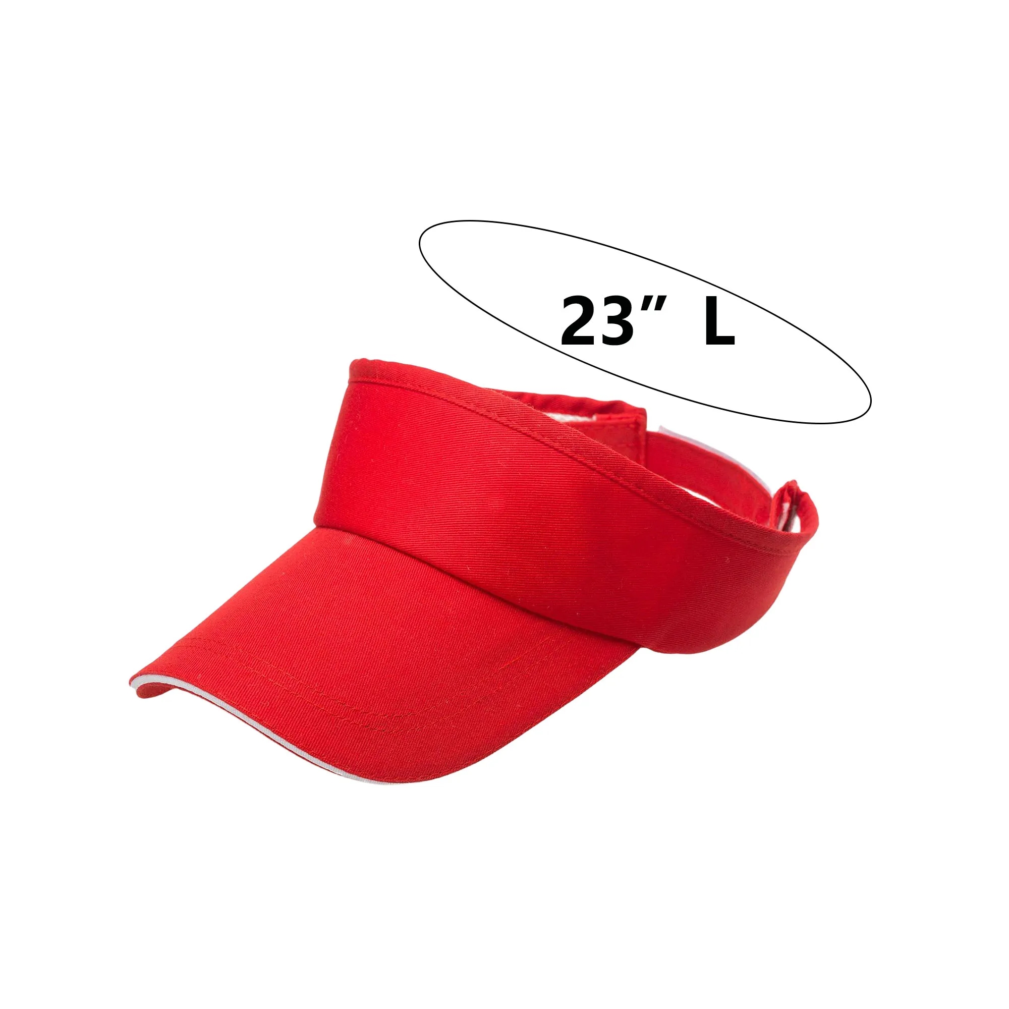 MOQ20 Cotton Empty Top Visor Hat 3