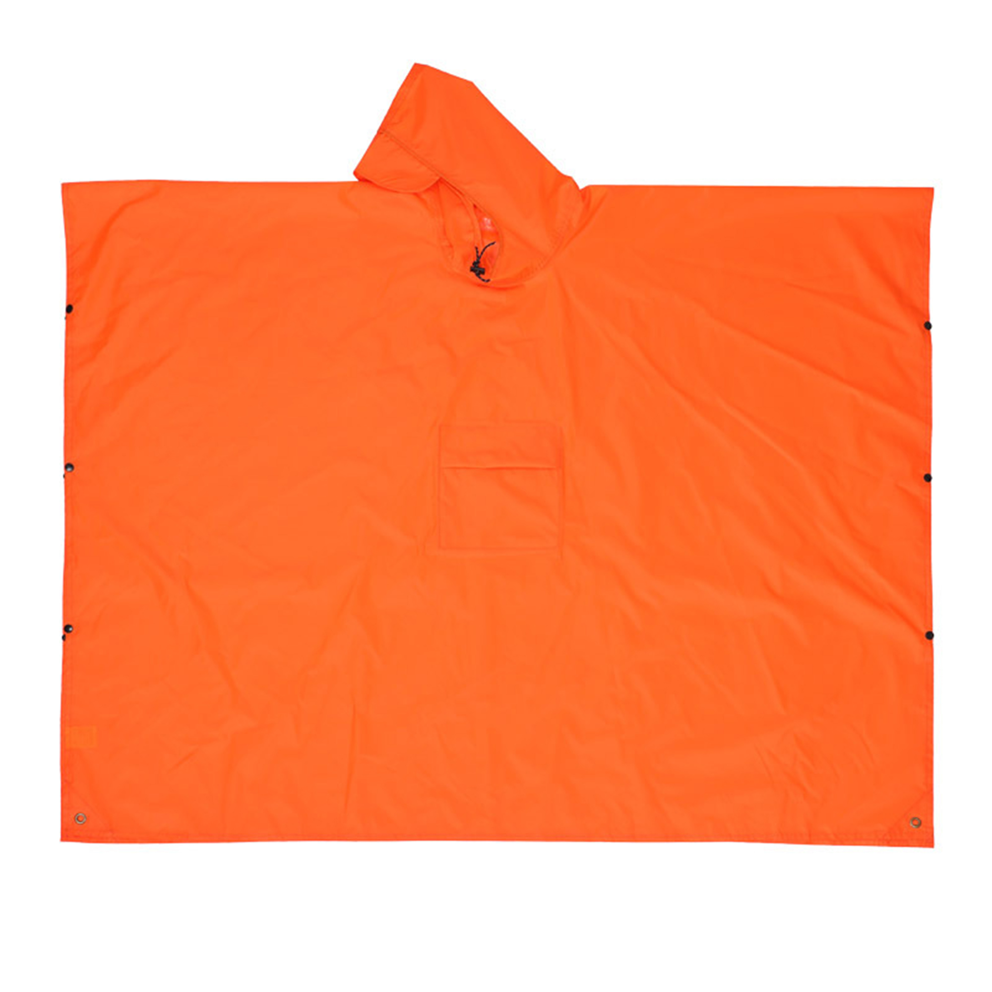 Three In One Polyester Poncho With Pack Cover And Ground Sheet 82.7" x 55.1" 10