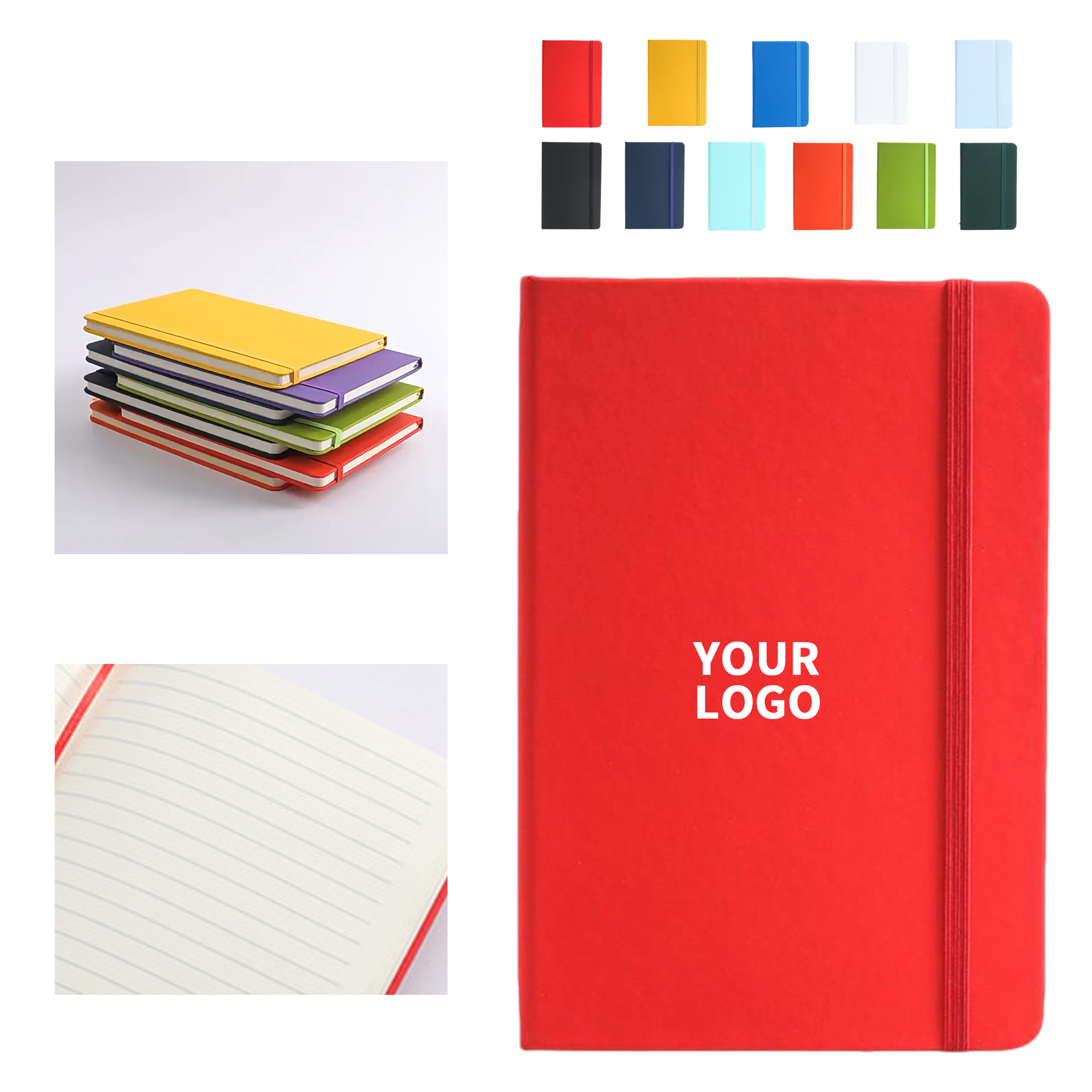 PU Cover Notebook A5 Size Waterproof Material 2