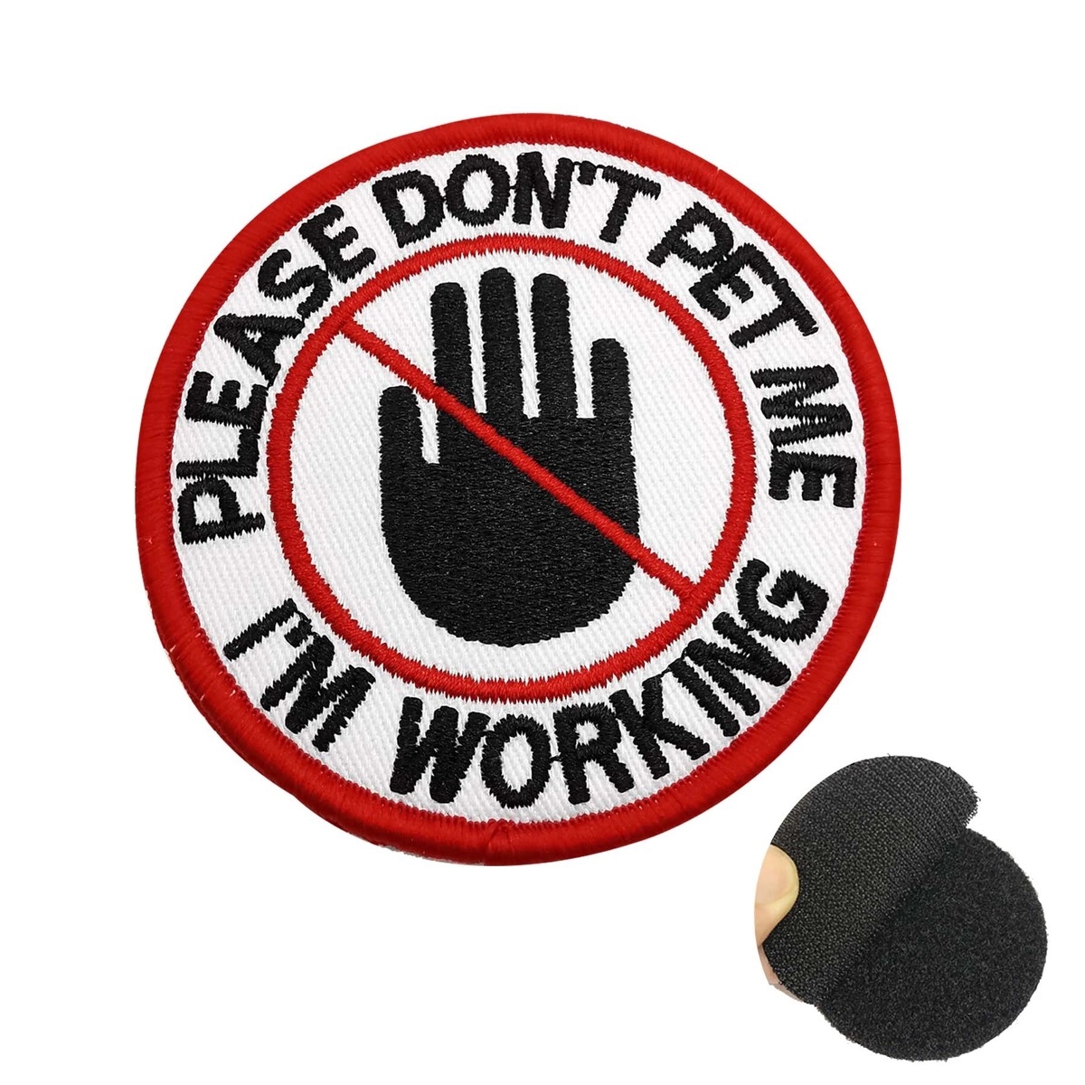 Custom Embroidered Patch Back 2