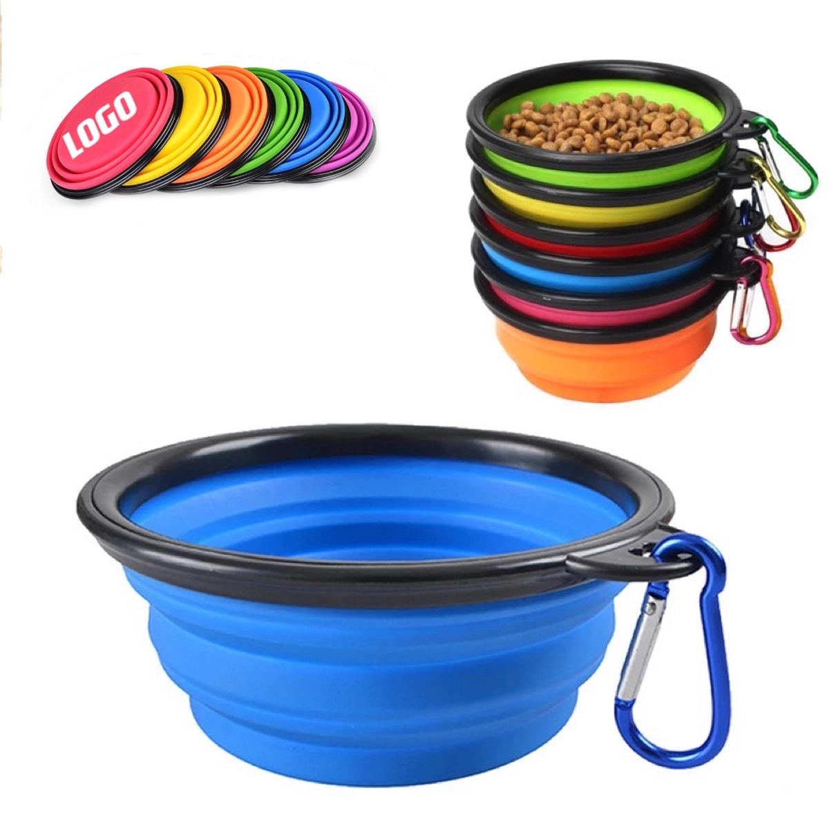 Collapsible Silicone Pet Bowl 1