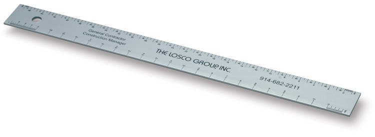 12" Architect Straight Edge Scale - Aluminum 2