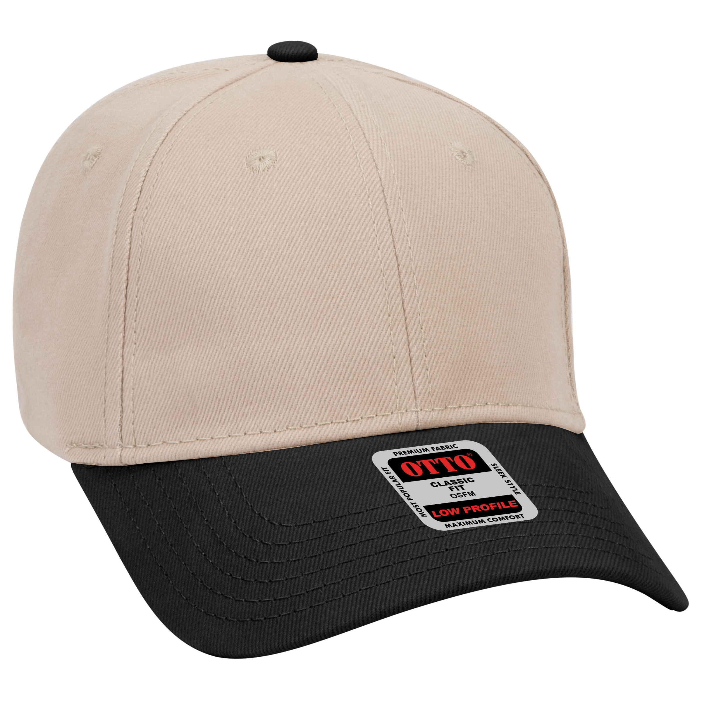 OTTO CAP® 6 Panel Low Profile Baseball Cap 58