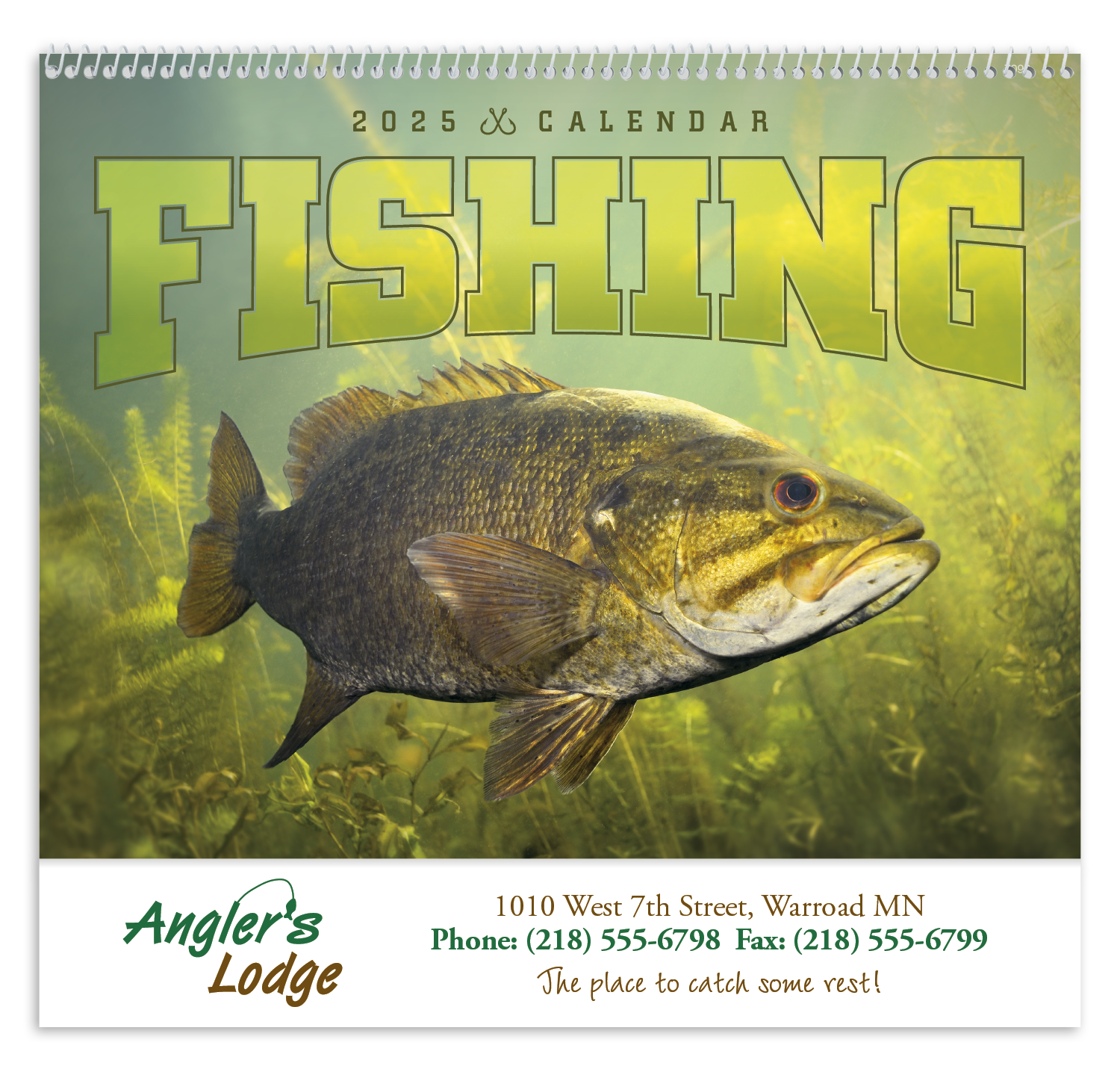 Good Value™ Fishing - Spiral Calendar 12