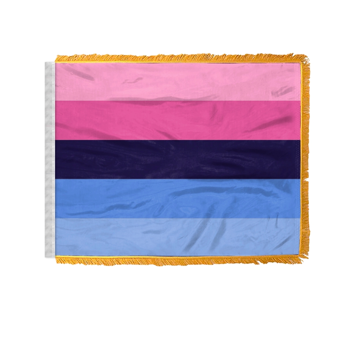 4" x 6" 1 ply wPoly Omnisexual Antenna Flag 2