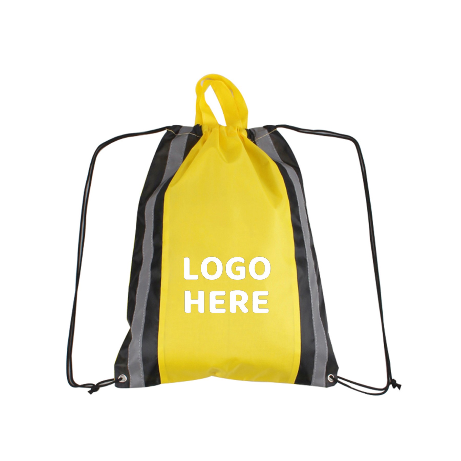 Reflective Drawstring Backpack Bag