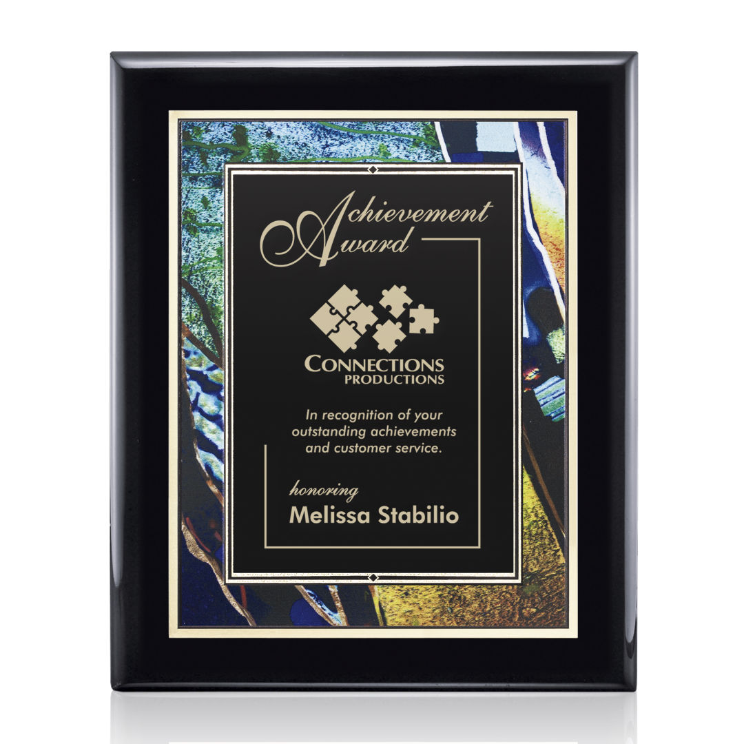 Oakleigh/Verdi Plaque - Black Finish 3