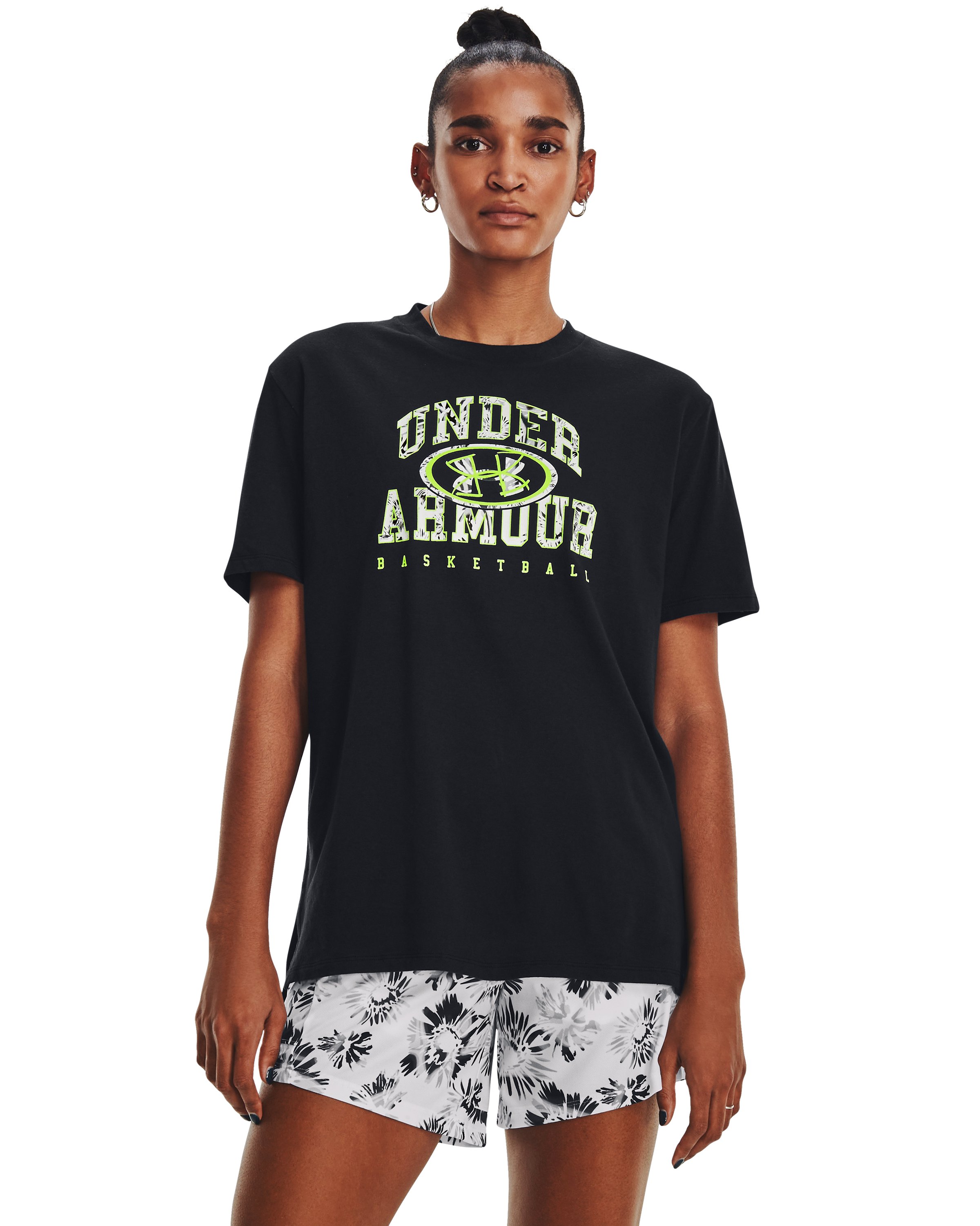 Women's UA Basketball Lock Up Fill Short Sleeve  1