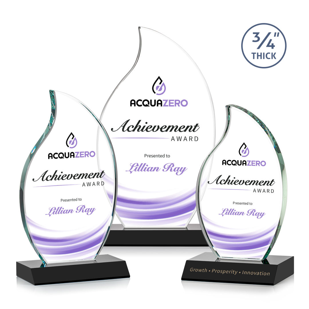Croydon Flame VividPrint™ Award - Black 5