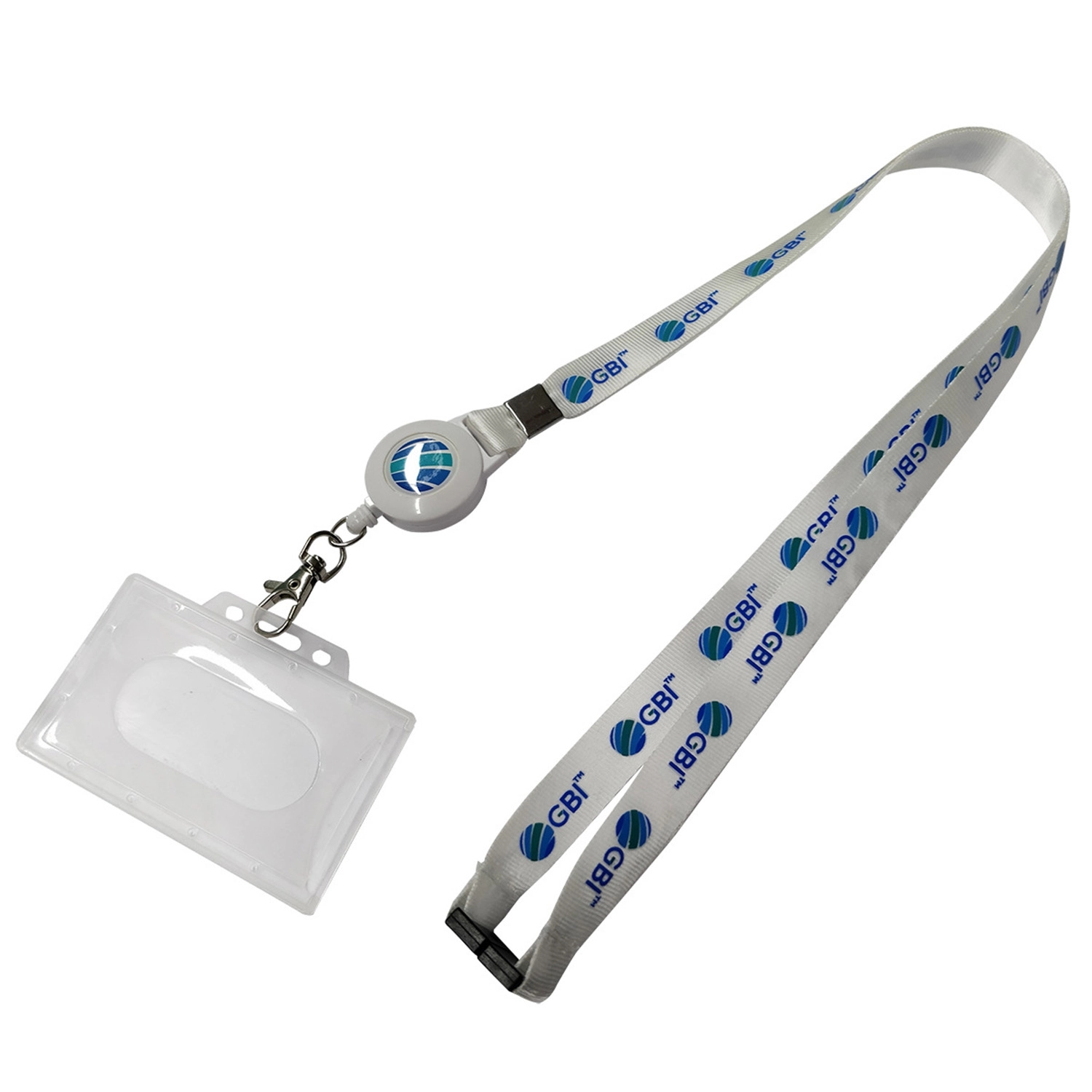 3/4" Lanyard W/ Retractable Badge Reel 5