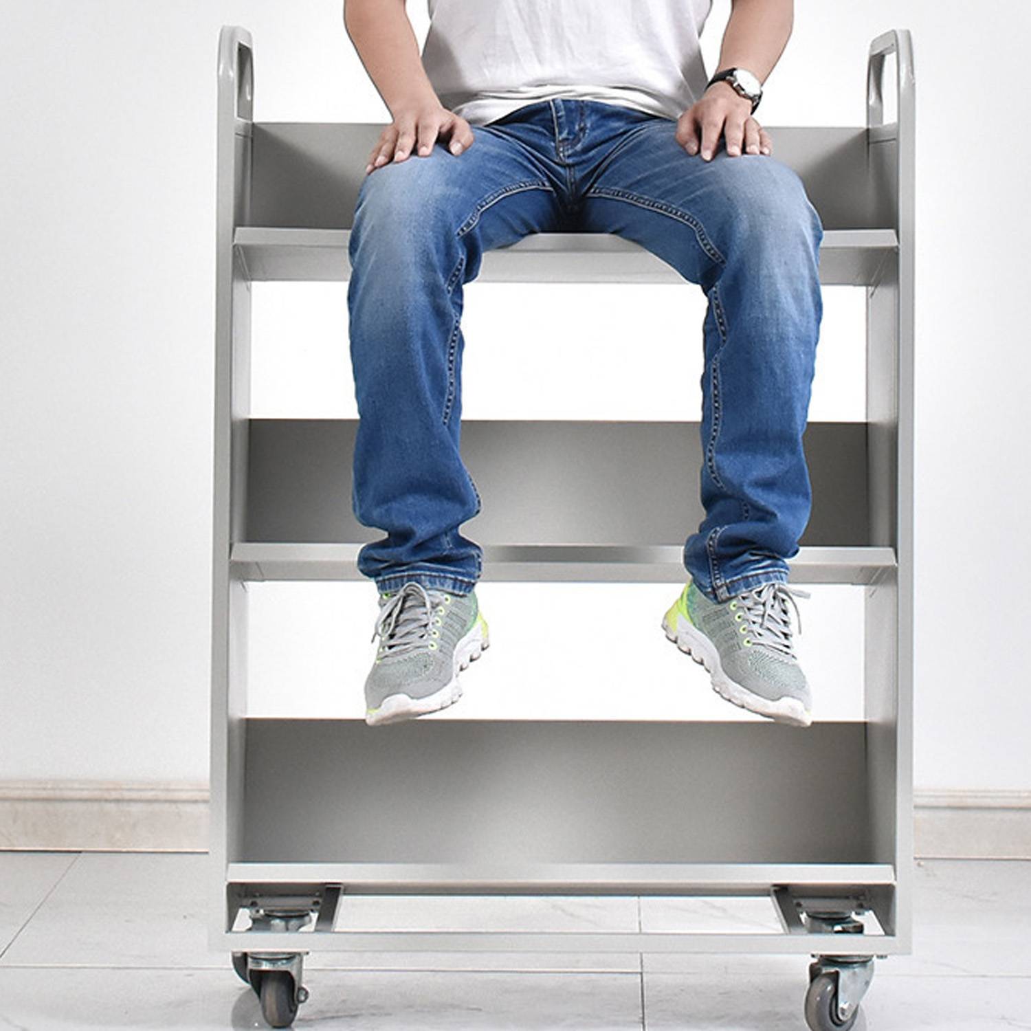 Metal Book Cart 4