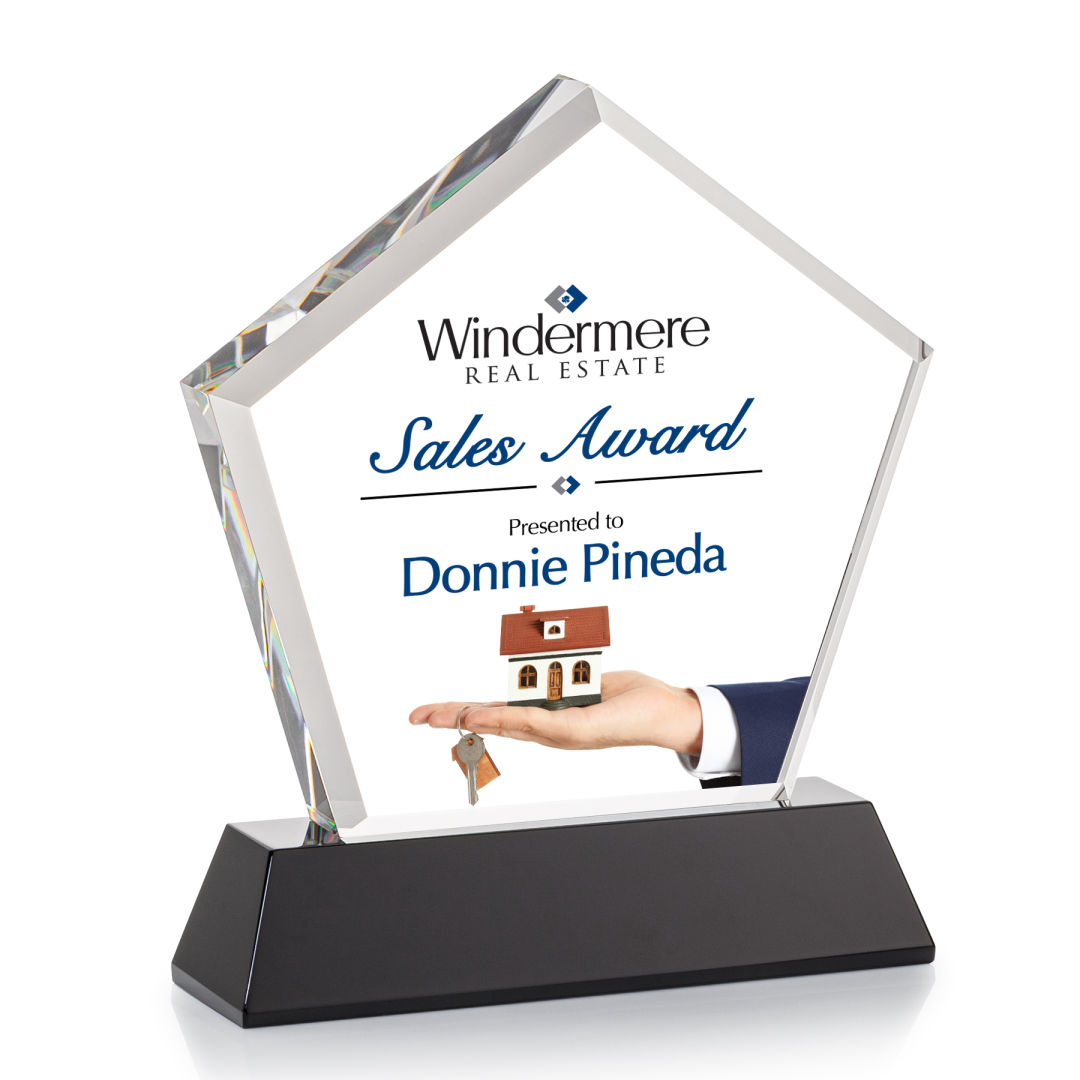 Genosee VividPrint™ Award on Base - Black 10