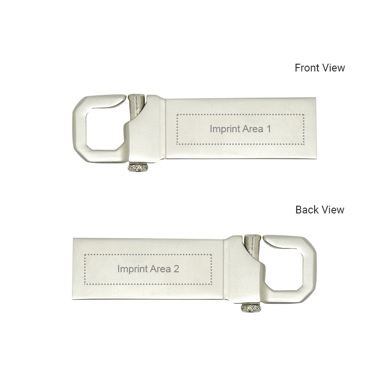 Mini Metal Key Holder USB Flash Drive 4