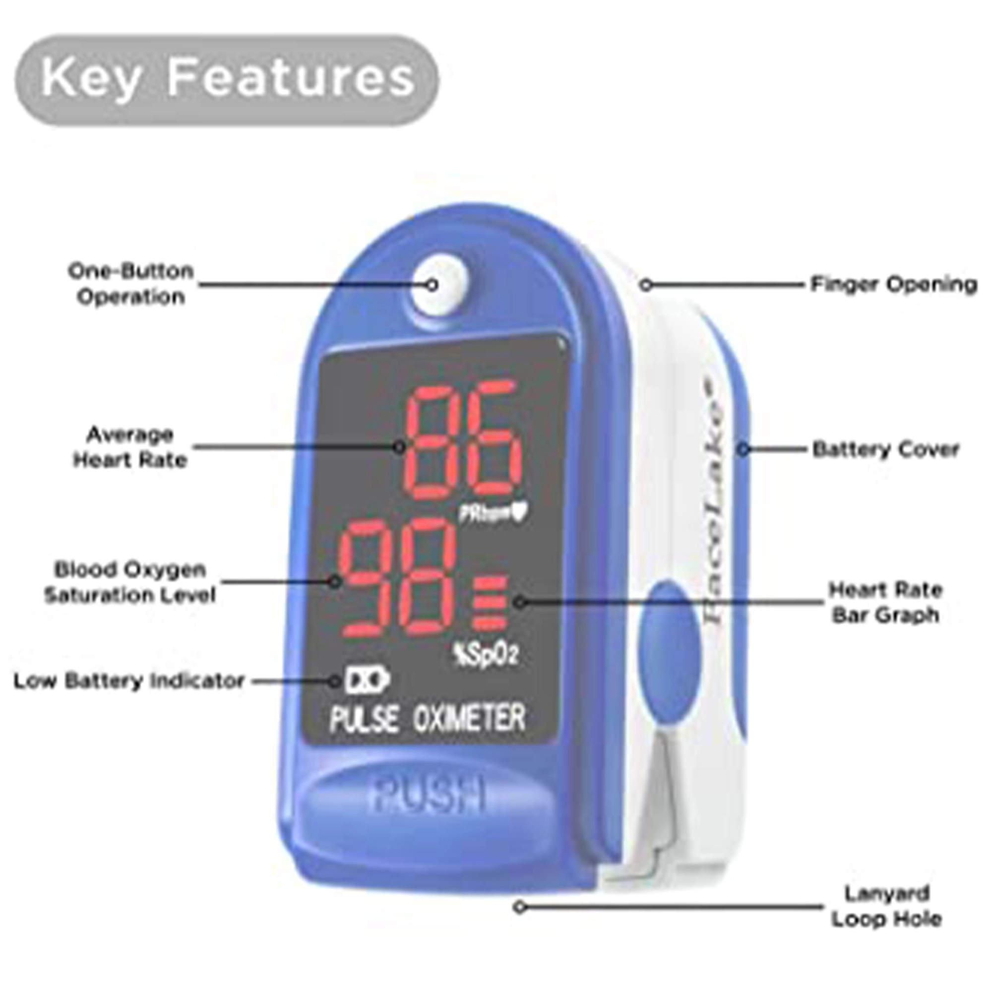 Portable Fingertip Pulse Oximeter 1