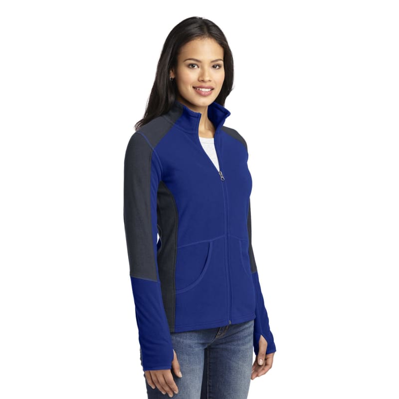 Port Authority Women's Colorblock Microfleece Jacket. 7