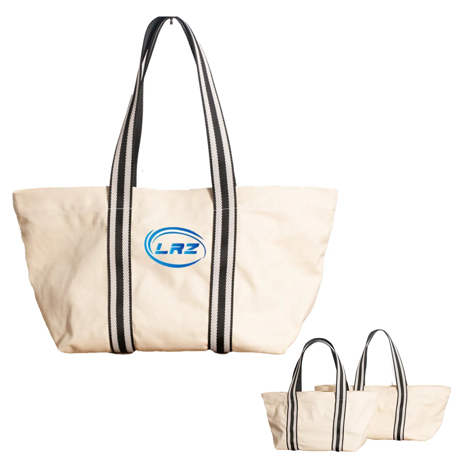 Canvas Tote Bag With Inner Pocket, custom tote bag with logo imprint 2