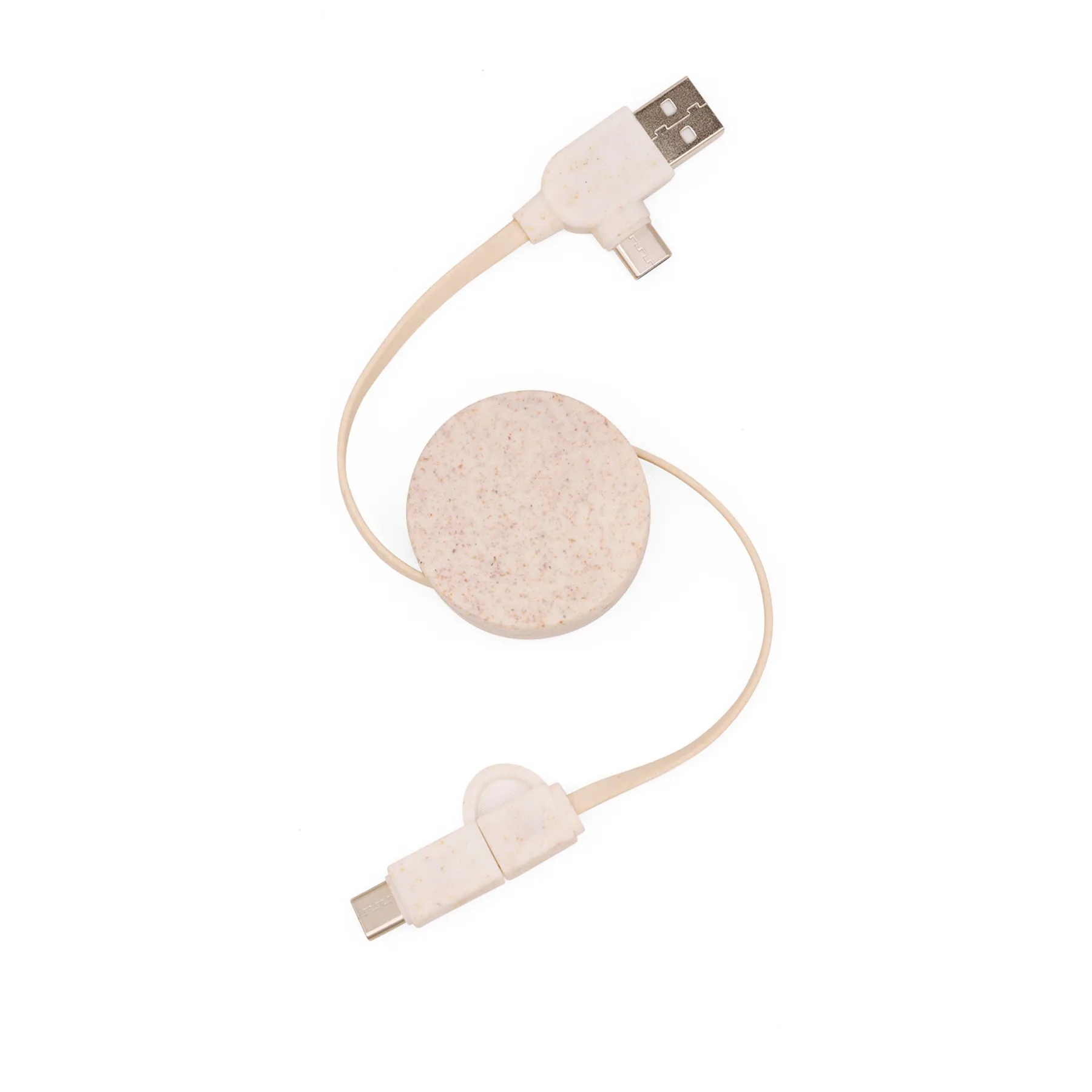 Straw Degradable Telescopic Data Cable 6