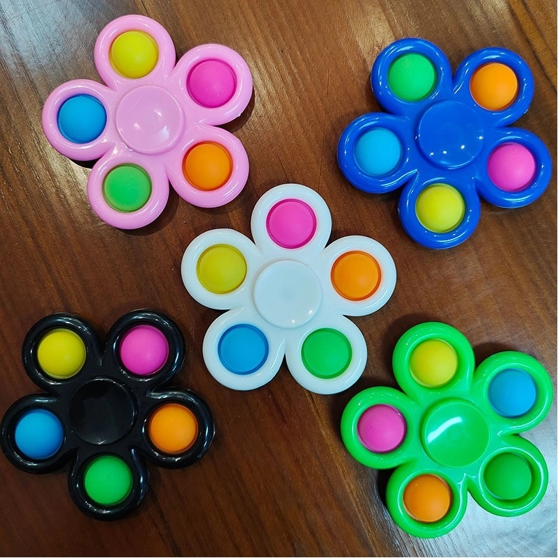Five Bubbles Push Pop Fingertip Spinner Fidget Toy 1