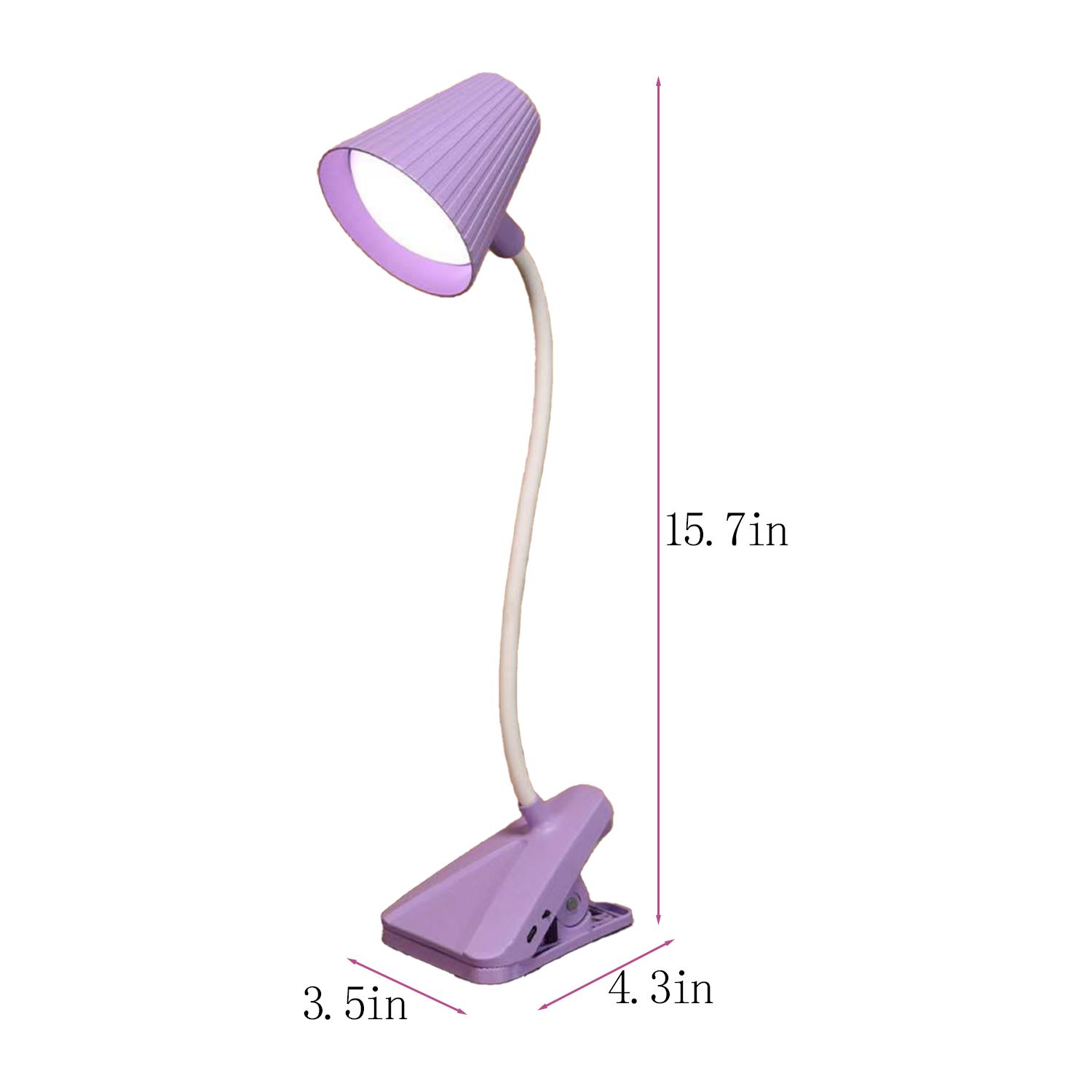 Adjustable Clip On LED Desk Lamp 5