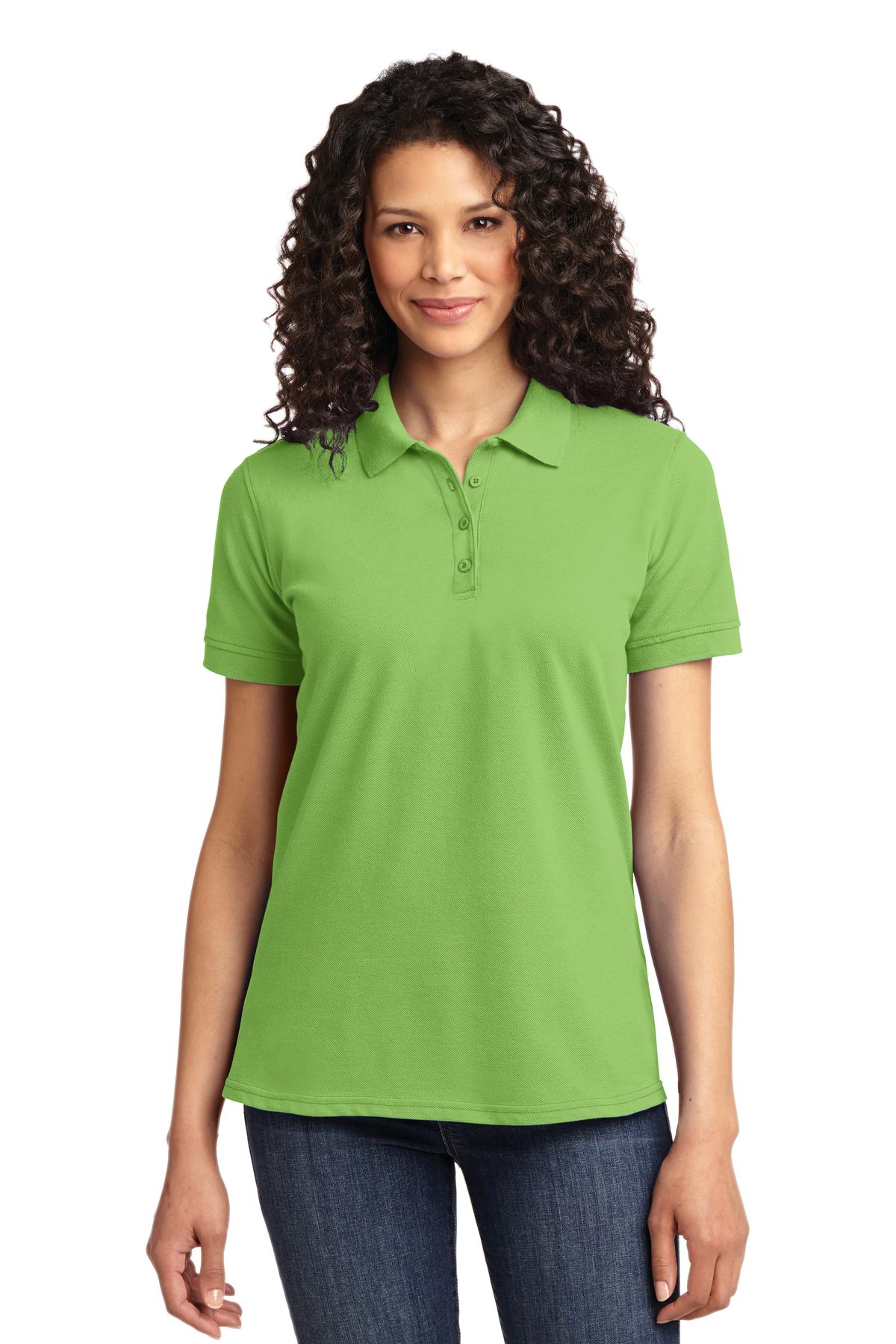 Port & Co Women's Core Blend Pique Polo. LKP155 10
