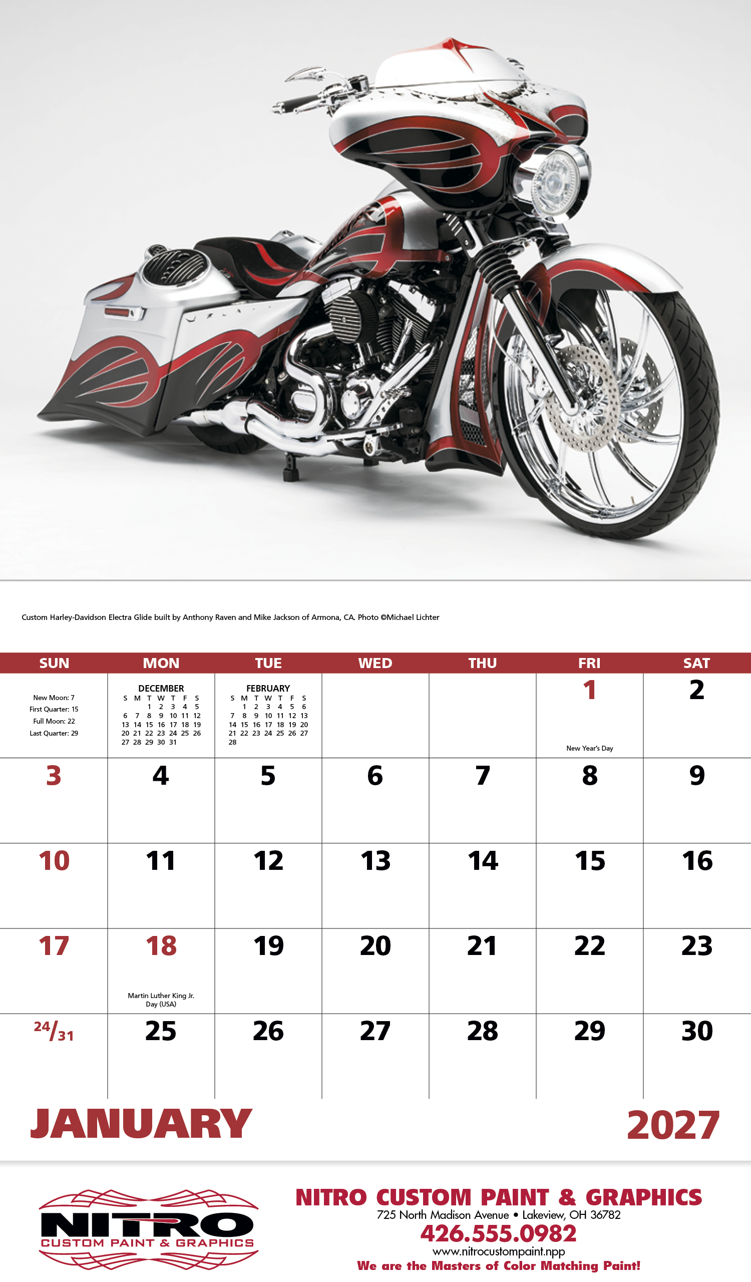 Good Value™ Motorcycles - Stapled Calendar 40