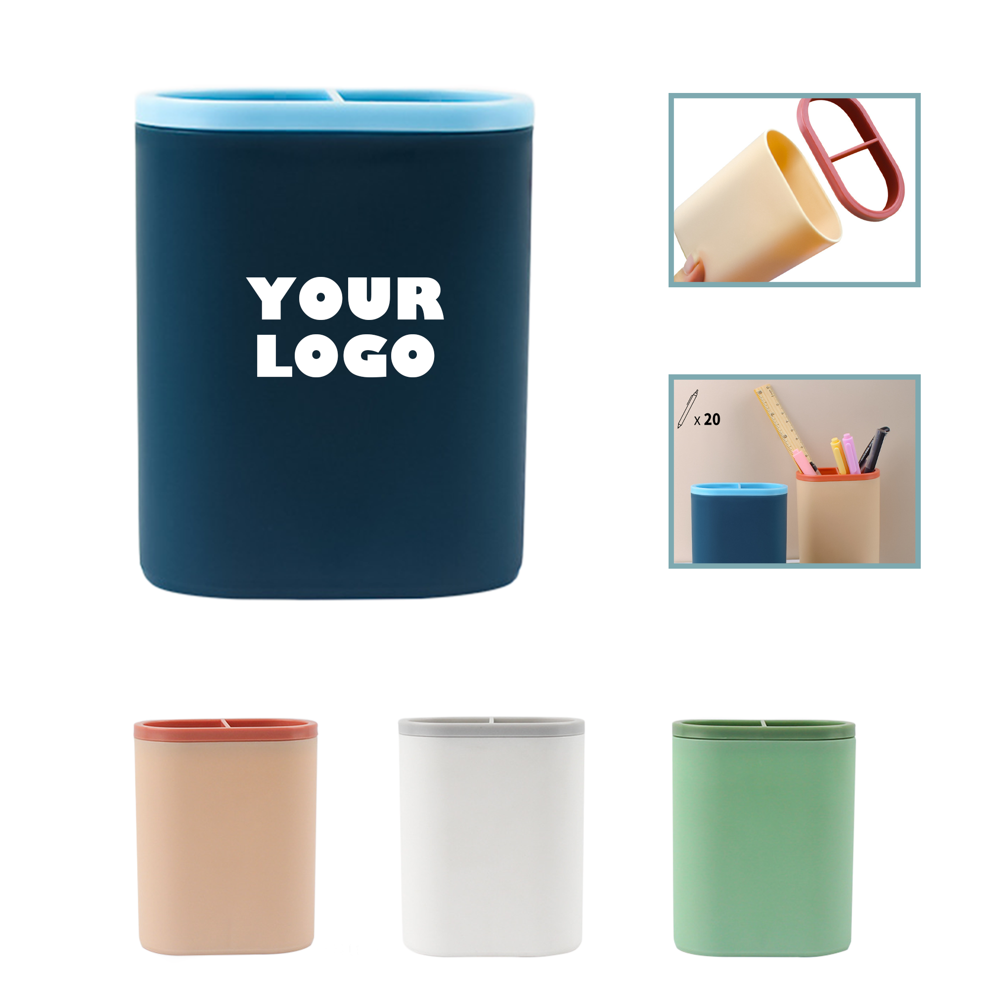 Desktop Stationery Storage Tube 3