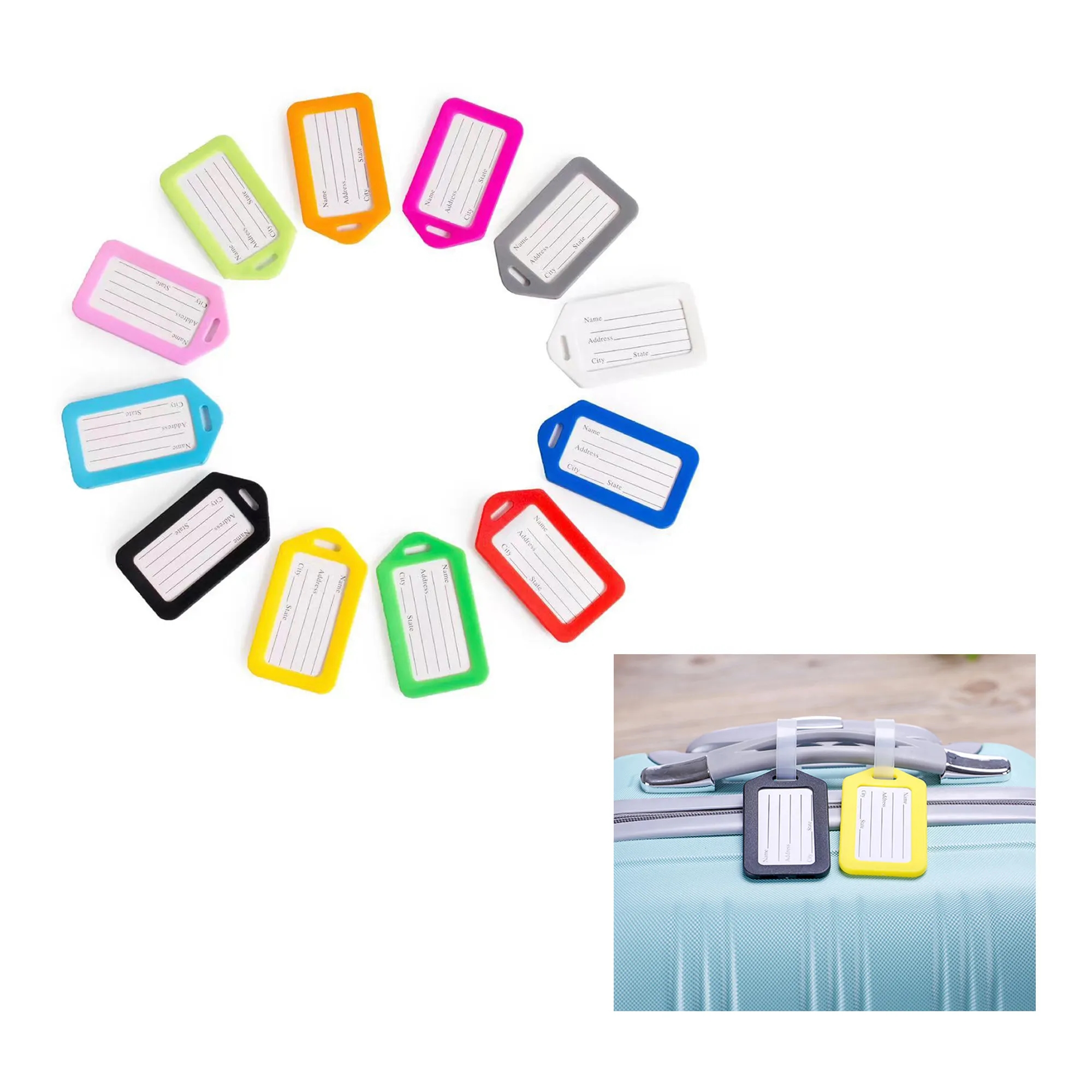 Plastic Luggage Tags 1