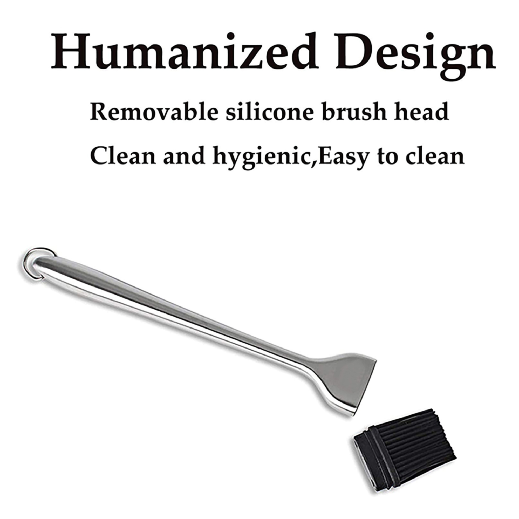 Heat-Resistant Silicone BBQ Basting Brush 2