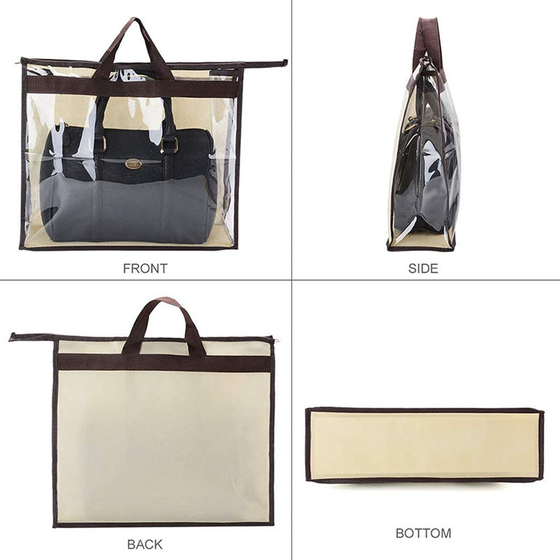 PVC Transparent Dust Proof Bags Set 4