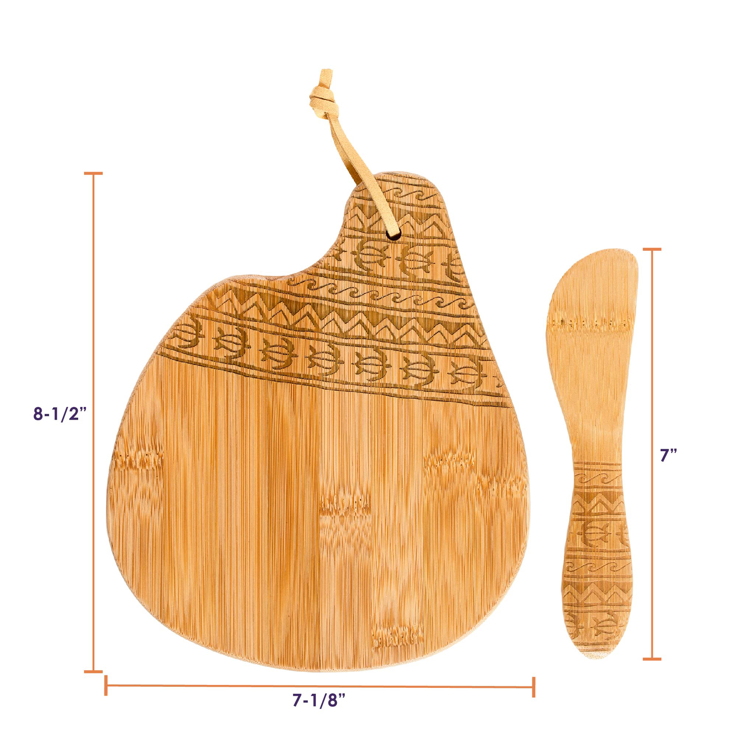 Bamboo Cutting Board Knife Set 5