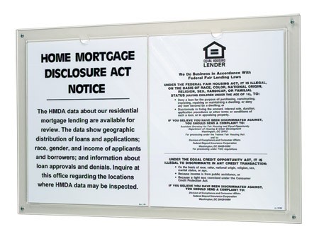 Acrylic Wall Sign Frame for 2 8 5w x 11h Black