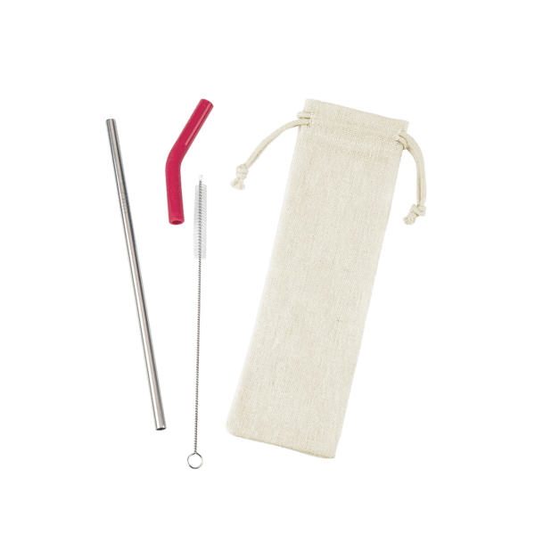 Reusable Stainless Steel Straw Set 19