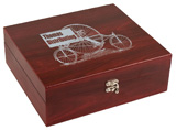 Rosewood Finish Martini Set 1