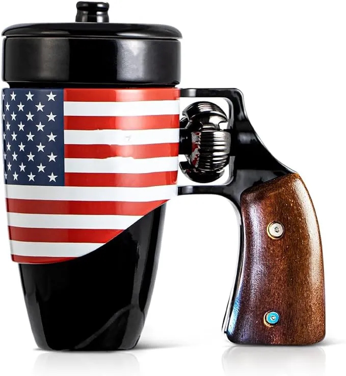 Men's Gun Novelty Ceramic Coffee Mug 4