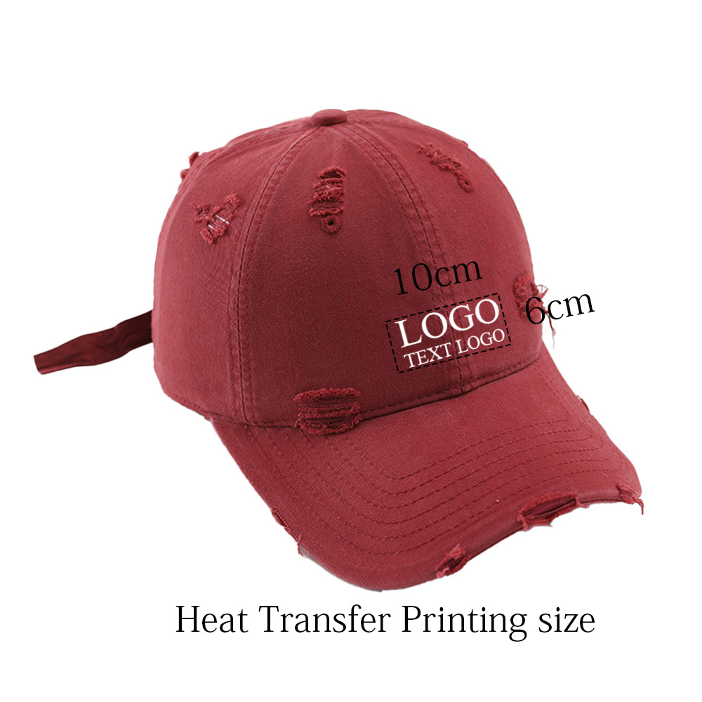 Vintage Custom Heat transfer Old Hole Dad Hat 4
