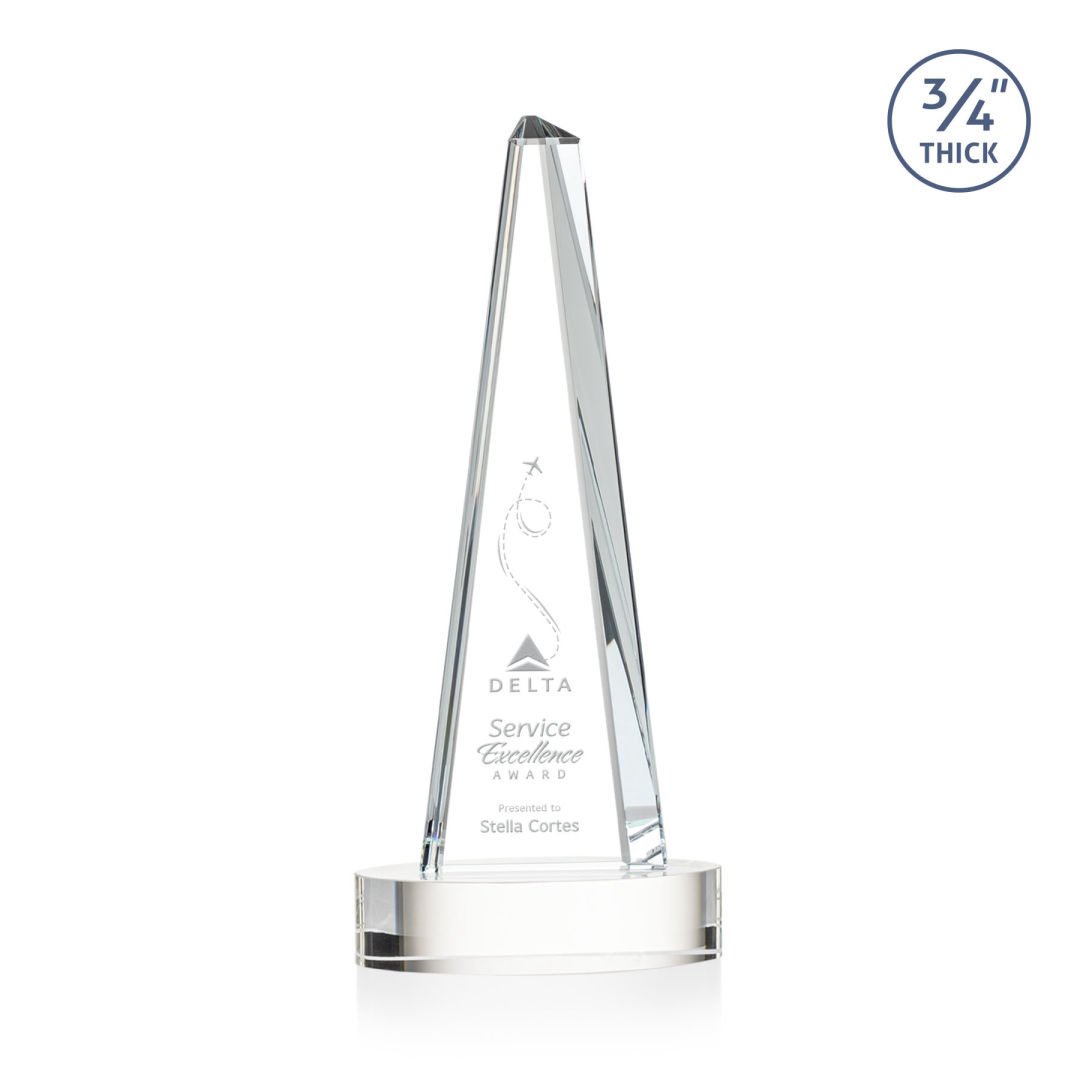 Majestic Tower Award on Alberton Base - Clear 2