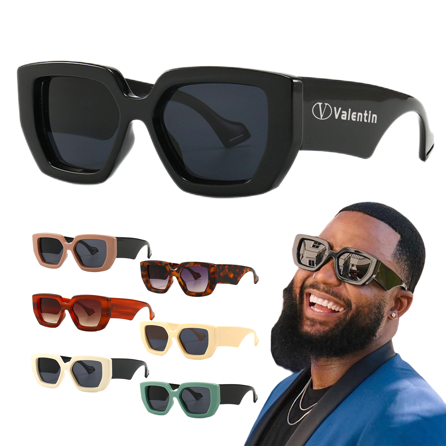 Vintage Square Sunglasses 3