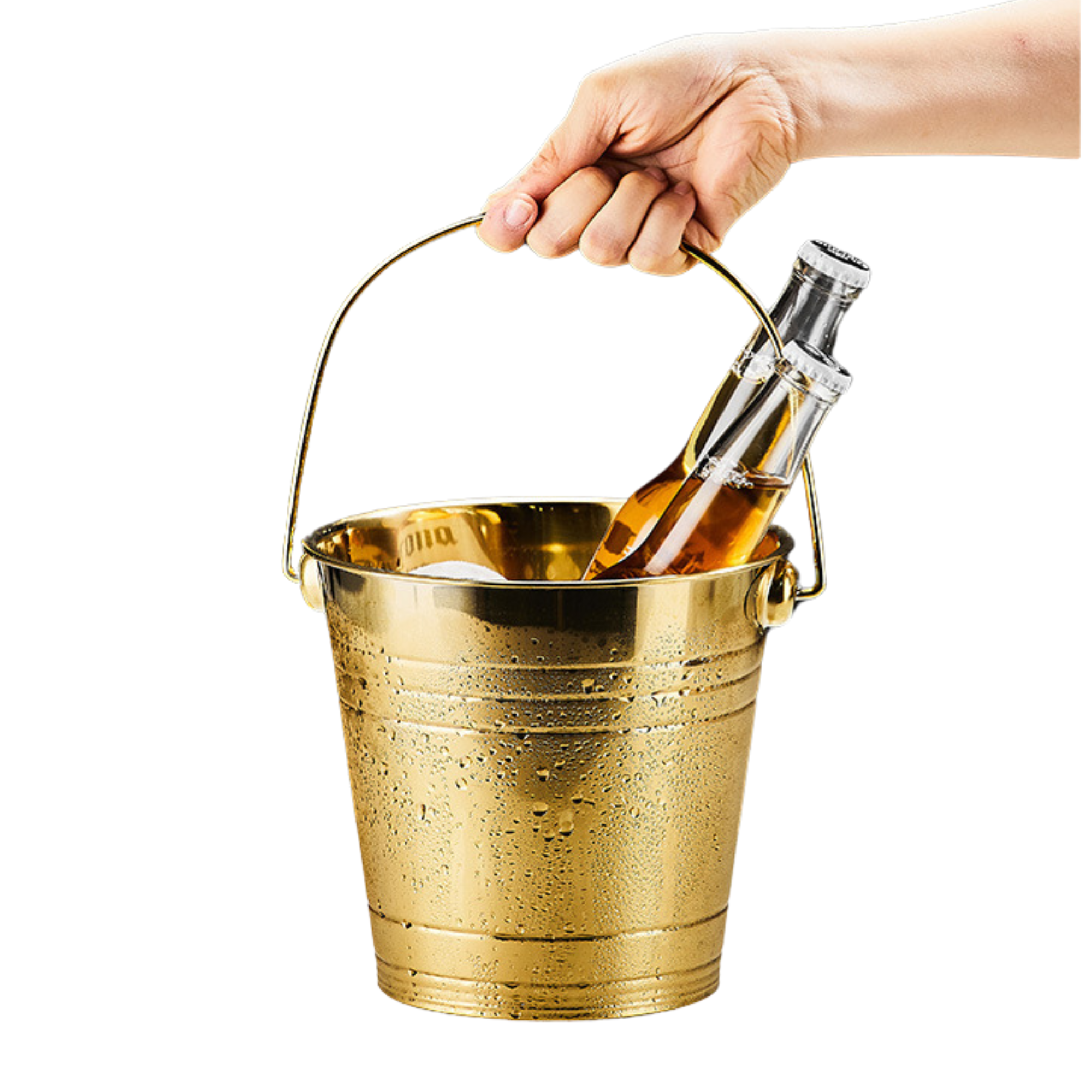 Insulated Ice Bucket with Lid 2