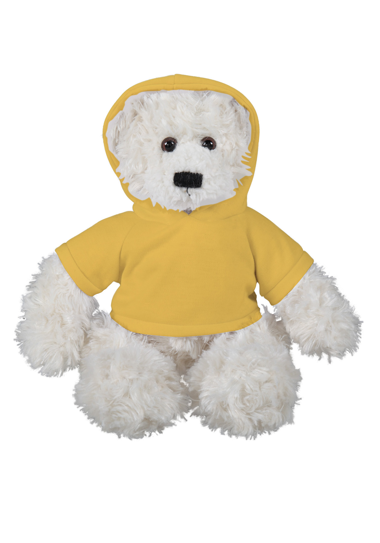 soft plush Cream Brandon Bear with hoodie 10