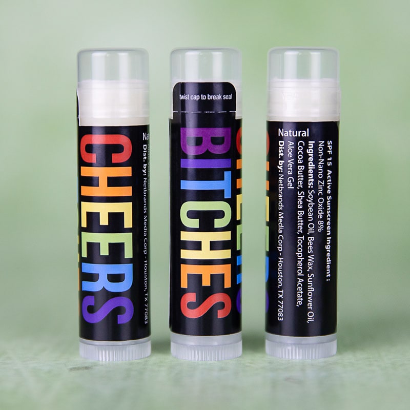 Custom SPF 15 Beeswax Lip Balms - Full Color 33