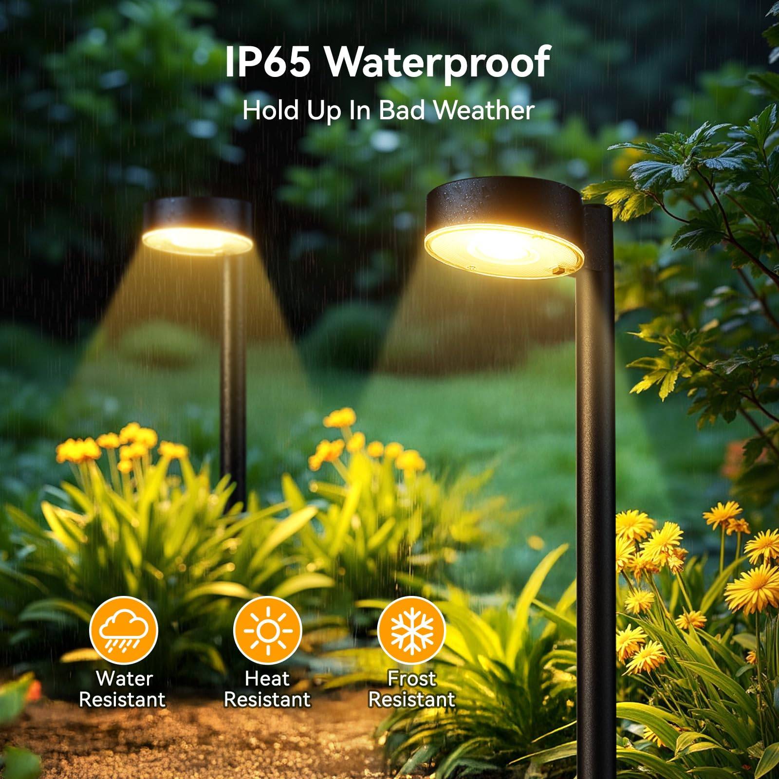 Outdoor Solar LED Garden Lights-Ground Insertion Decor 1