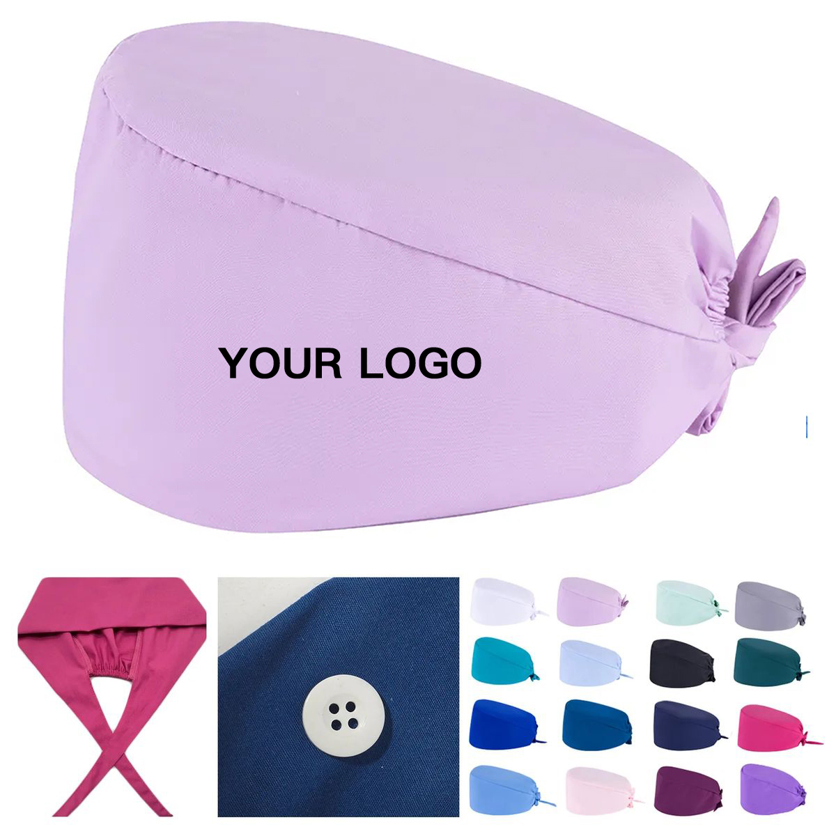 Breathable Nurse Cap With Sweat Wicking Fabric 2
