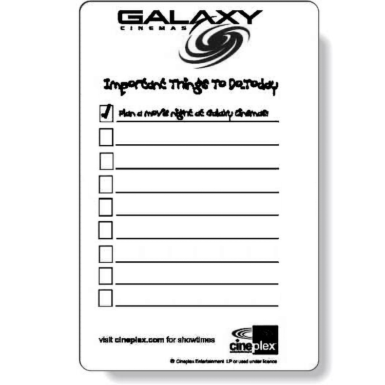 Full Magnetic Back Memo Board, Rectangle 5.5"x8.5" Round Corners, Full Colour Digital Imprint